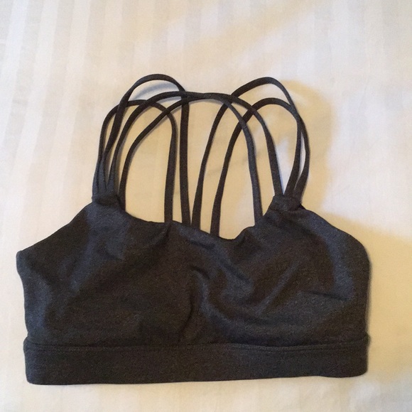 GAP Other - Gap fit strappy gray sports bra size S